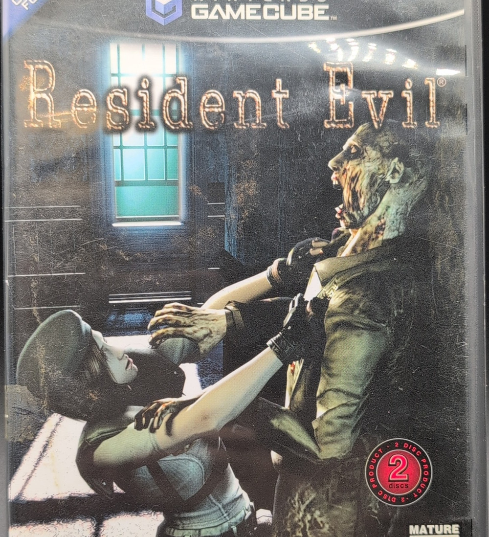 Capcom Resident Evil Nintendo GameCube Complete Manual 2 Discs 2002